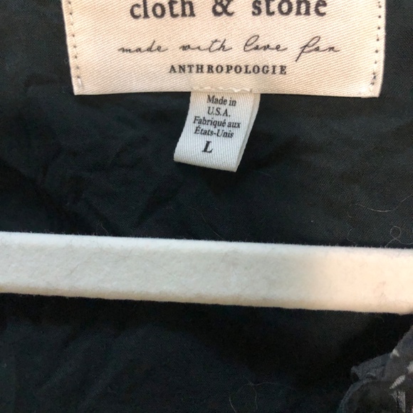 Anthropologie Cloth & Stone Breezy Floral Tunic Large - Picture 5 of 5